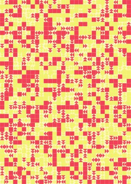 soyut geometrik desen, vektör illüstrasyonu