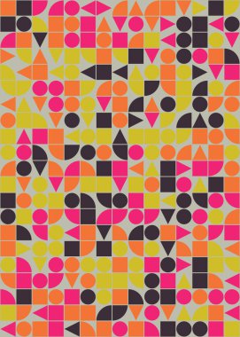 soyut geometrik desen, vektör illüstrasyonu