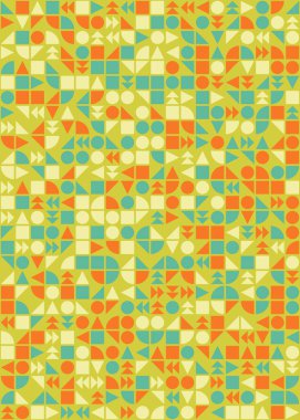 soyut geometrik desen, vektör illüstrasyonu