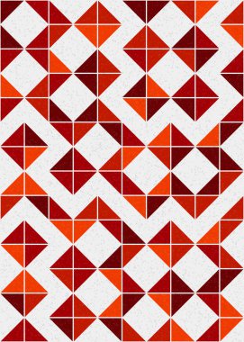 Soyut Geometrik Desen üretken hesaplama sanatı çizimi 