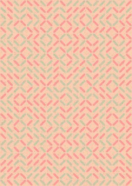 Soyut Geometrik Desen üretken hesaplama sanatı çizimi 