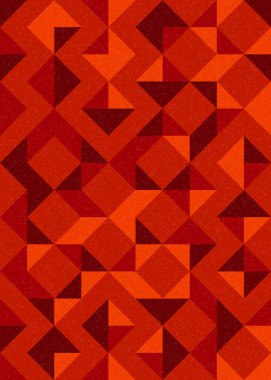 Soyut Geometrik Desen üretken hesaplama sanatı çizimi 