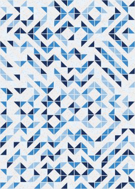 Soyut Geometrik Desen üretken hesaplama sanatı çizimi 