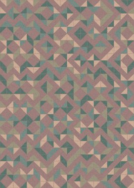 Soyut Geometrik Desen üretken hesaplama sanatı çizimi 