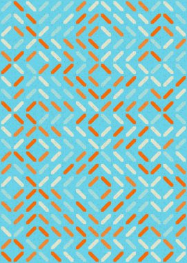 Soyut Geometrik Desen üretken hesaplama sanatı çizimi 