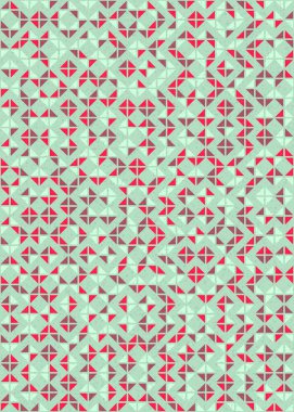 Soyut Geometrik Desen üretken hesaplama sanatı çizimi 