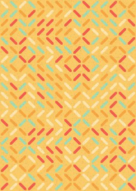 Soyut Geometrik Desen üretken hesaplama sanatı çizimi 