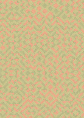 Soyut Geometrik Desen üretken hesaplama sanatı çizimi 