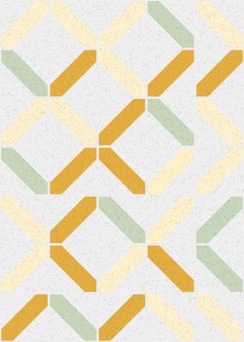 Soyut Geometrik Desen üretken hesaplama sanatı çizimi 