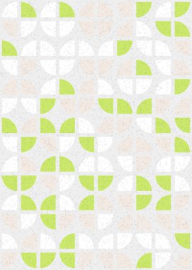 Soyut Geometrik Desen üretken hesaplama sanatı çizimi 