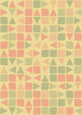 Soyut Geometrik Desen üretken hesaplama sanatı çizimi 