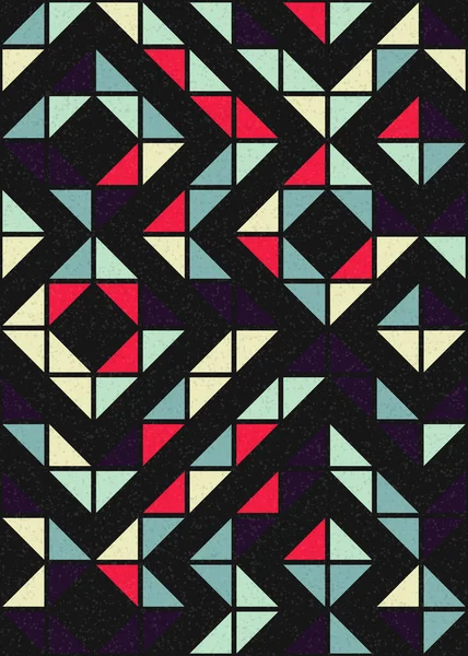 Soyut Geometrik Desen üretken hesaplama sanatı çizimi 