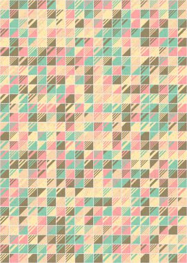 Soyut Geometrik Desen, Dijital Duvar Kağıdı