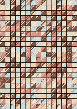 Soyut Geometrik Desen, Dijital Duvar Kağıdı