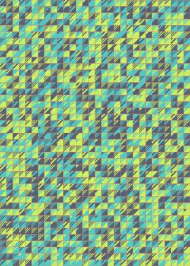 Soyut Geometrik Desen üretken hesaplama sanatı çizimi 