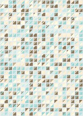 Soyut Geometrik Desen üretken hesaplama sanatı çizimi 