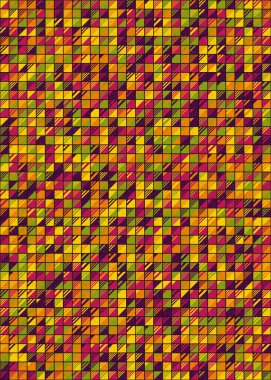 Soyut Geometrik Desen, Dijital Duvar Kağıdı