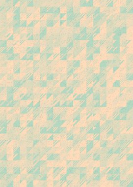 Soyut Geometrik Desen üretken hesaplama sanatı çizimi 