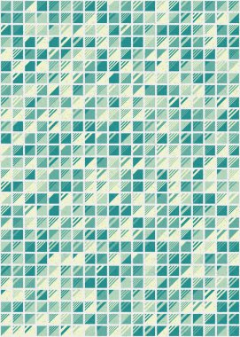 Soyut Geometrik Desen üretken hesaplama sanatı çizimi 