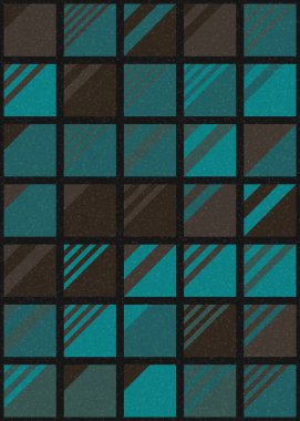 Soyut Geometrik Desen üretken hesaplama sanatı çizimi 