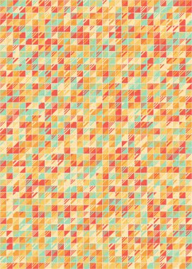 Soyut Geometrik Desen üretken hesaplama sanatı çizimi 