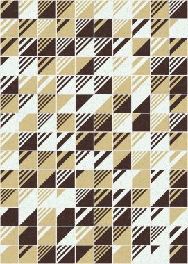 Soyut Geometrik Desen üretken hesaplama sanatı çizimi 