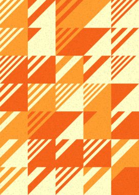 Soyut Geometrik Desen üretken hesaplama sanatı çizimi 