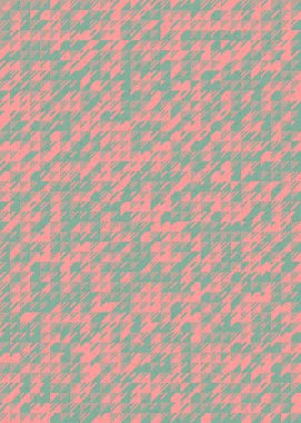 Soyut Geometrik Desen üretken hesaplama sanatı çizimi 