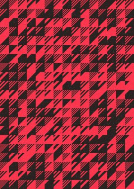 Soyut Geometrik Desen üretken hesaplama sanatı çizimi 