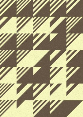 Soyut Geometrik Desen üretken hesaplama sanatı çizimi 