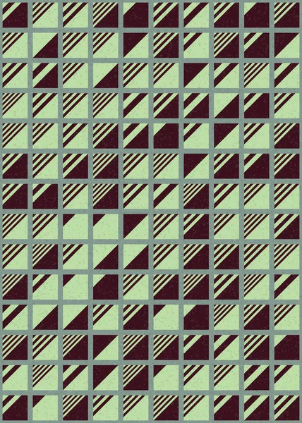 Abstrakcyjny Geometryczny Wzór Generatywna Sztuka Obliczeniowa Ilustracja — Wektor stockowy