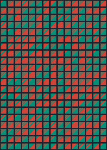 Abstrakte Geometrische Muster Generative Computergestützte Kunstillustration — Stockvektor