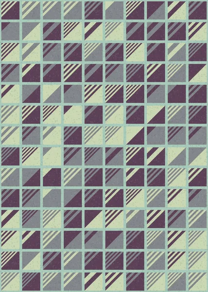 Abstrakte Geometrische Muster Generative Computergestützte Kunstillustration — Stockvektor