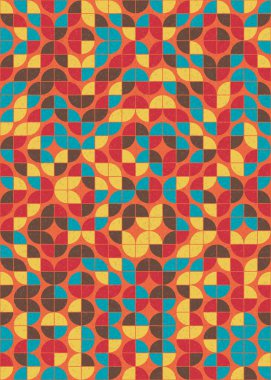 Soyut Geometrik Desen, Dijital Duvar Kağıdı