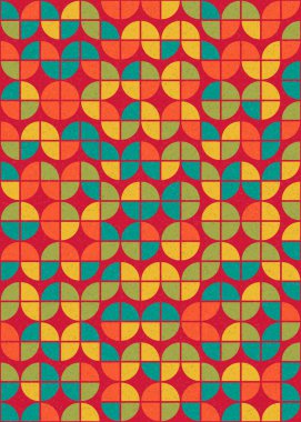 Soyut Geometrik Desen, Dijital Duvar Kağıdı