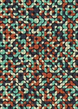 Soyut Geometrik Desen, Dijital Duvar Kağıdı