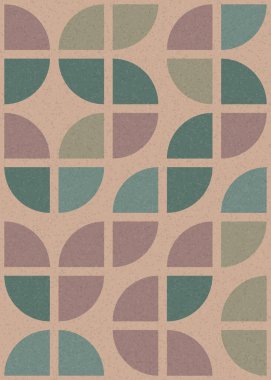 Soyut Geometrik Desen, Dijital Duvar Kağıdı