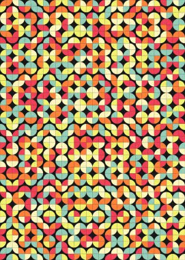 Soyut Geometrik Desen, Dijital Duvar Kağıdı