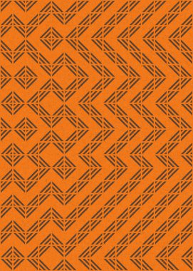 Soyut Geometrik Desen, hesaplama sanatı çizimi