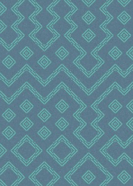 Soyut Geometrik Desen, hesaplama sanatı çizimi