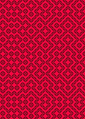 Soyut Geometrik Desen, hesaplama sanatı çizimi