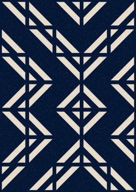 Soyut Geometrik Desen üretken hesaplama sanatı çizimi 