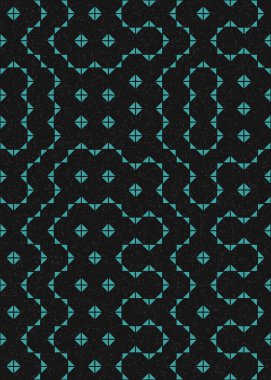 Soyut Geometrik Desen üretken hesaplama sanatı çizimi 