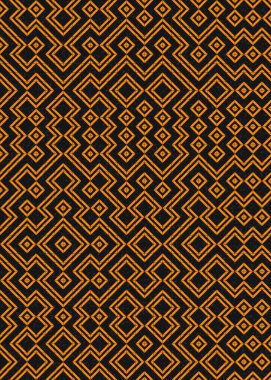 Soyut Geometrik Desen üretken hesaplama sanatı çizimi 