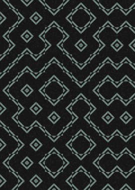 Soyut Geometrik Desen, hesaplama sanatı çizimi