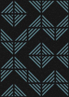 Soyut Geometrik Desen üretken hesaplama sanatı çizimi 