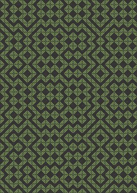 Soyut Geometrik Desen, hesaplama sanatı çizimi