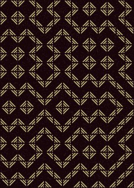 Soyut Geometrik Desen üretken hesaplama sanatı çizimi 