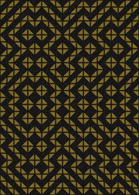 Soyut Geometrik Desen, hesaplama sanatı çizimi