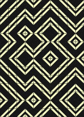 Soyut Geometrik Desen, hesaplama sanatı çizimi